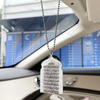 Premium Stainless Steel Ayat al-Kursi Car Hanging